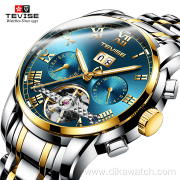 Swiss brand TEVISE 9005 multifunctional waterproof and explosive men's watch fashion mechanical watch